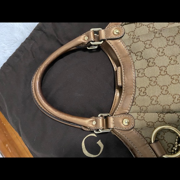 Gucci Canvas Medium Sukey Tote - Picture 7 of 9